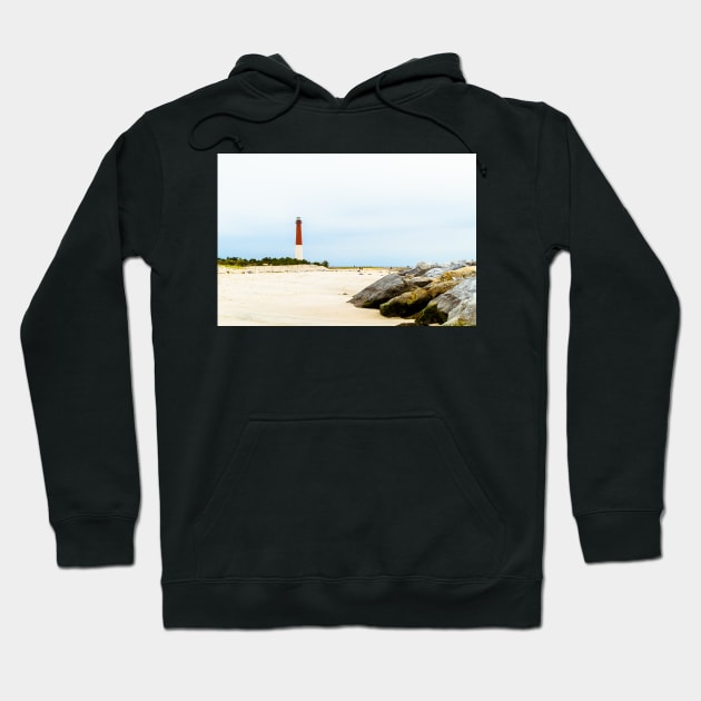 Barnegat Lighthouse Long Beach Island Hoodie by ShootFirstNYC